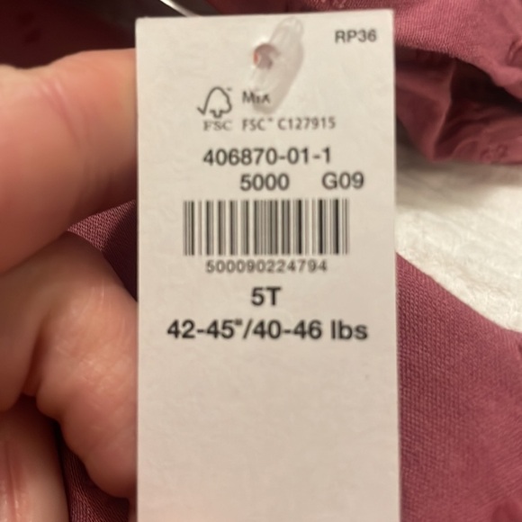 Old Navy Girls Two Pack Back Cutout Dress NWT Sz 5t - Picture 3 of 3